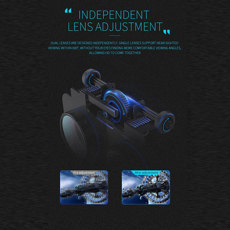 Virtual Reality Headset with Wireless Bluetooth Controller – 3D VR Glasses for Smartphones (4.7–6.1")