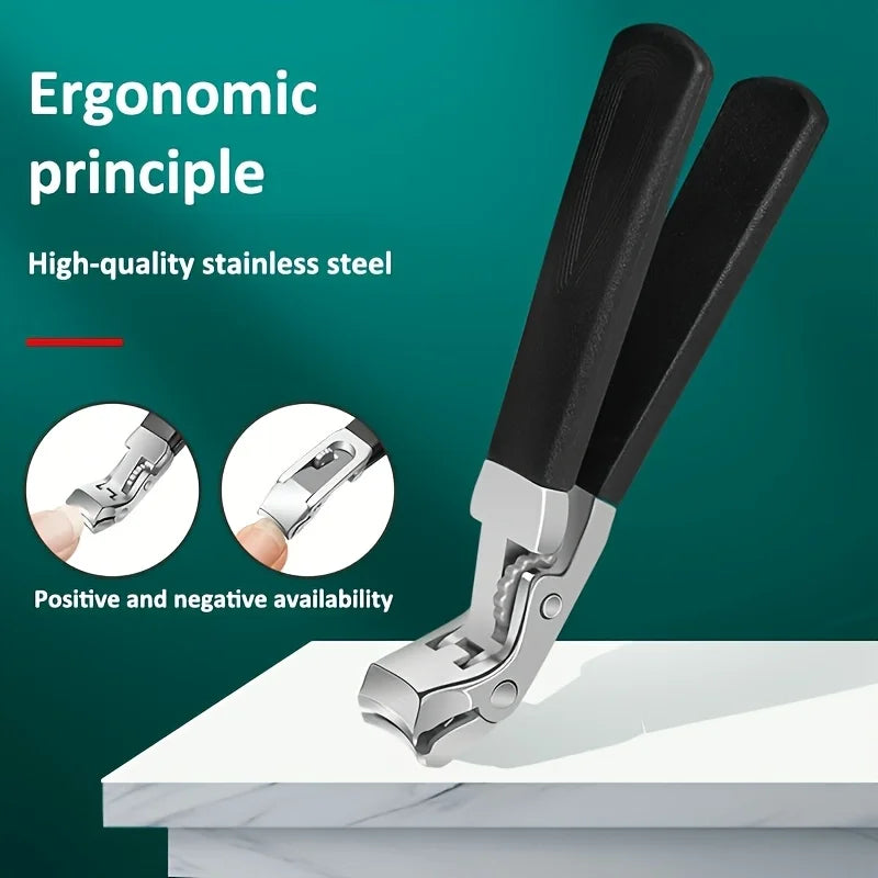 OLOEY Stainless Steel Finger and Toe Clipper & Trimmer Combo