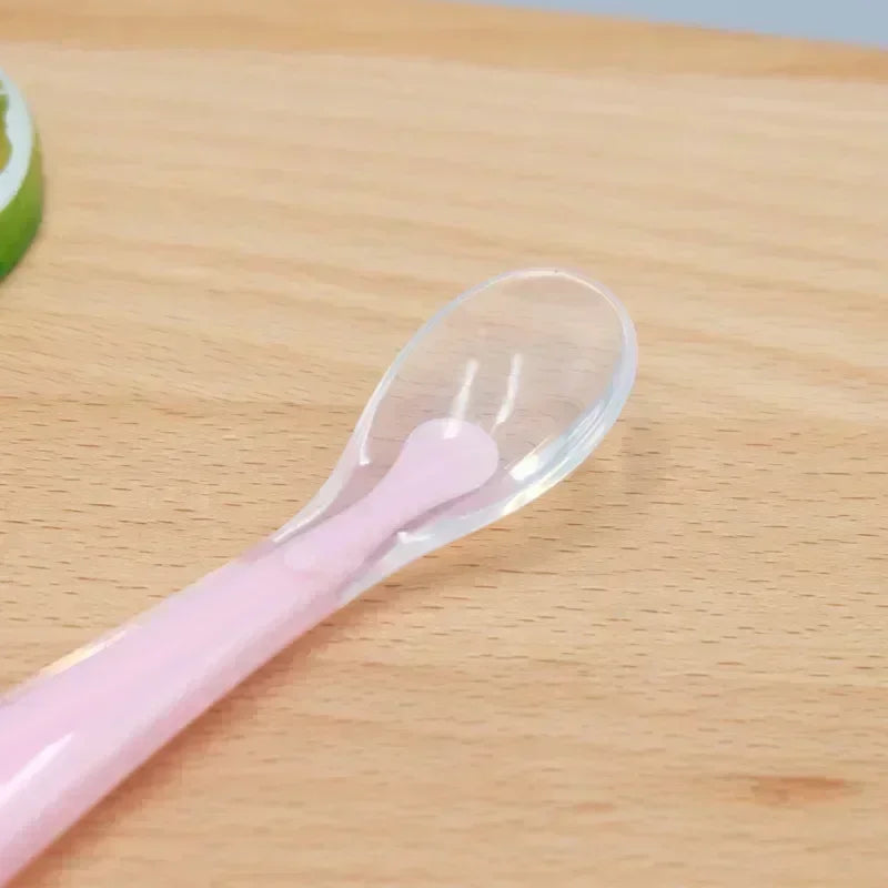 Silicone Baby Spoon and Fork Set – Safe, Latex-Free Flatware for Babies and Kids