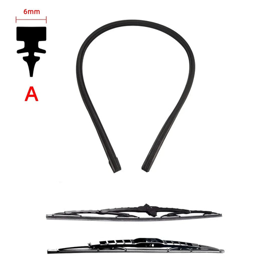 Car Wiper Rubber Strips - Replacement