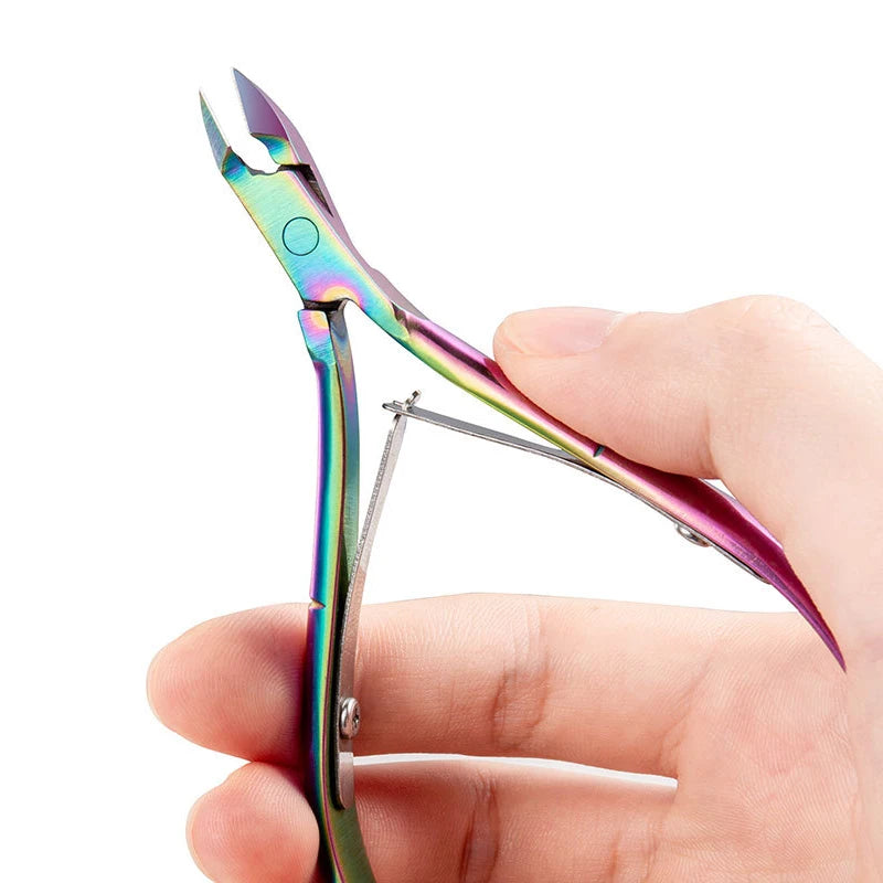 Professional Stainless Steel Nail Cuticle Nipper – Precision Clipper for Manicure & Pedicure