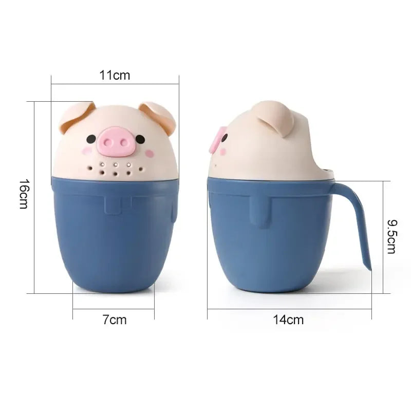 Multifunction Baby Shampoo Cup – Rinse and Toothbrush Cup for 3 Months to 5 Years