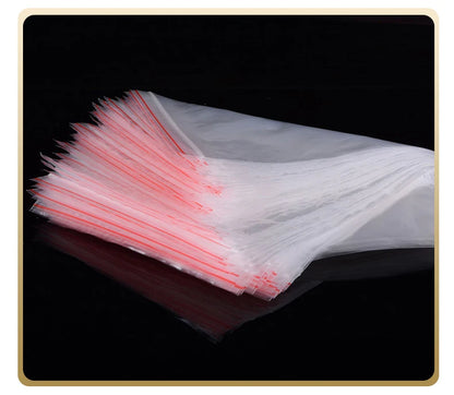 200ml Reusable Plastic Food Storage Bags – Square, Foldable, Eco-Friendly