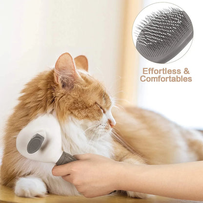 Pet Hair Removal Brush – Slicker Grooming Brush with Stainless Steel Pins for Dogs and Cats