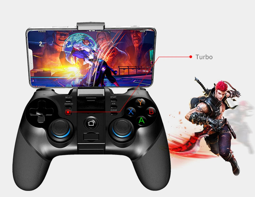 Virtual Reality Headset with Wireless Bluetooth Controller – 3D VR Glasses for Smartphones (4.7–6.1")