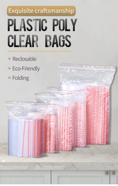 200ml Reusable Plastic Food Storage Bags – Square, Foldable, Eco-Friendly