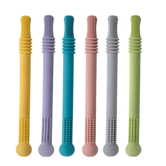 Silicone Baby Teether – Soft, Latex-Free Teething Aid for 0-6 Months