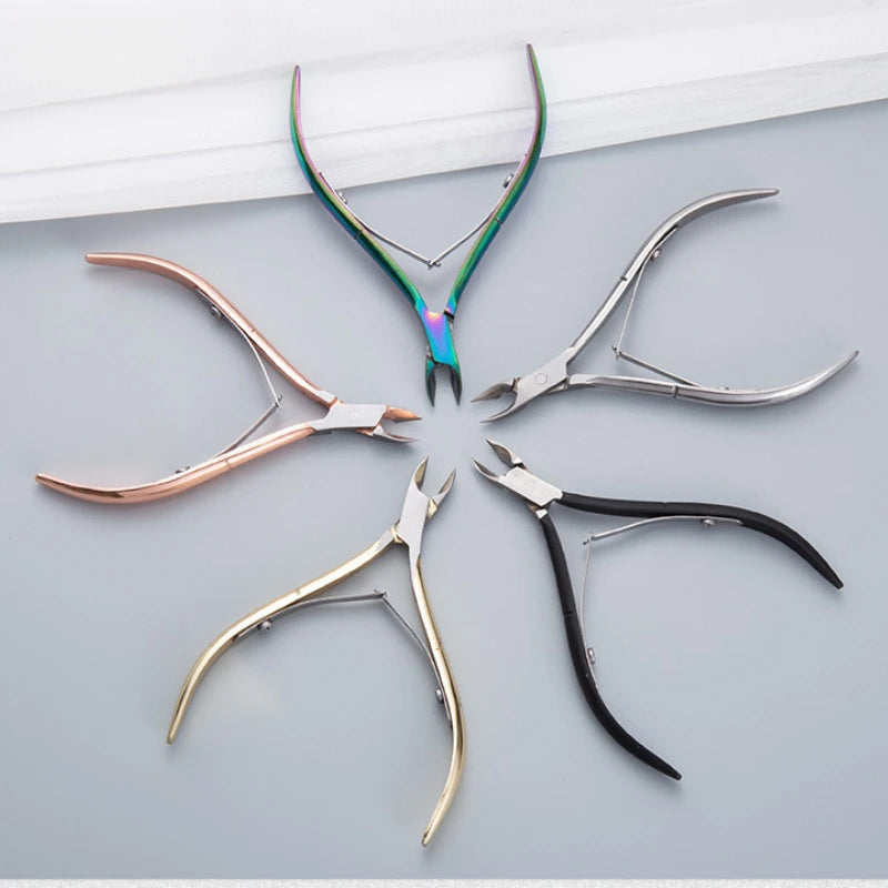 Professional Stainless Steel Nail Cuticle Nipper – Precision Clipper for Manicure & Pedicure
