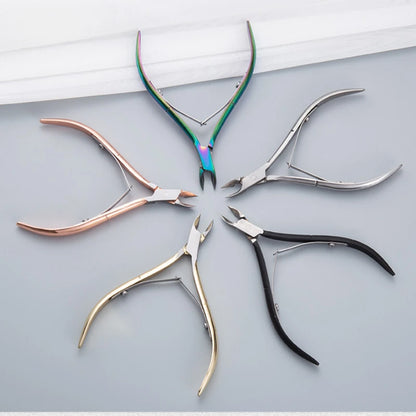 Professional Stainless Steel Nail Cuticle Nipper – Precision Clipper for Manicure & Pedicure