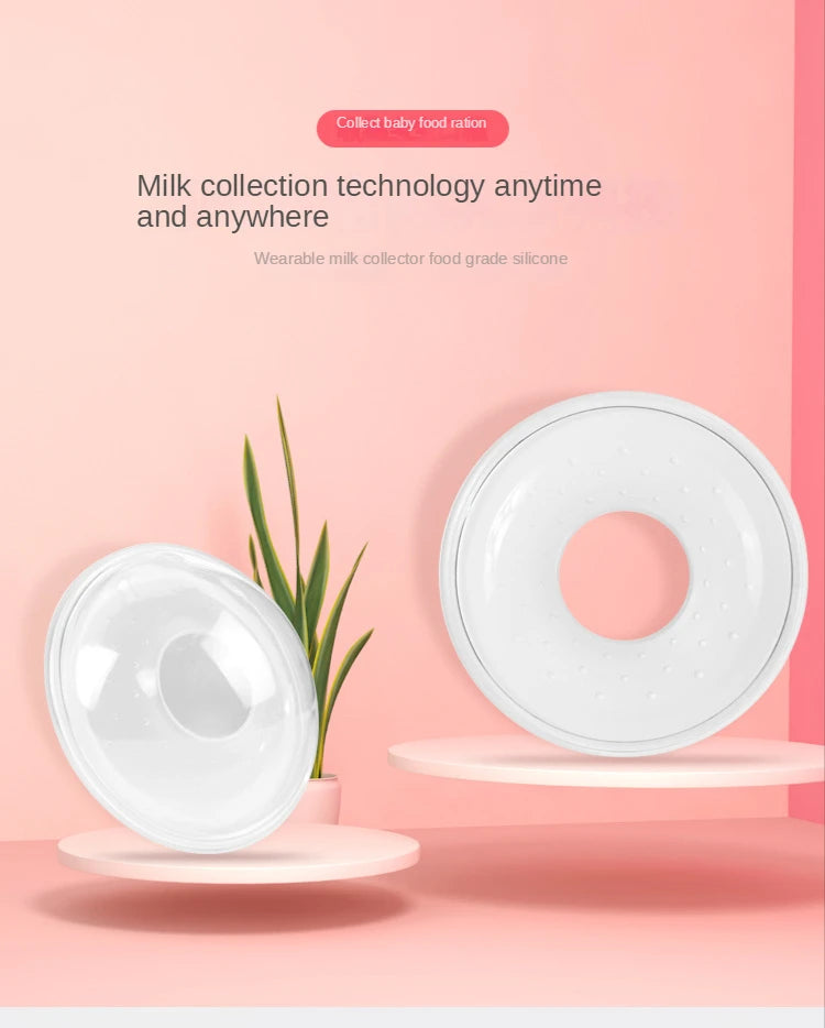 Portable Breast Milk Collector – Silicone Breast Pump Accessory – Maternity to 24 Months