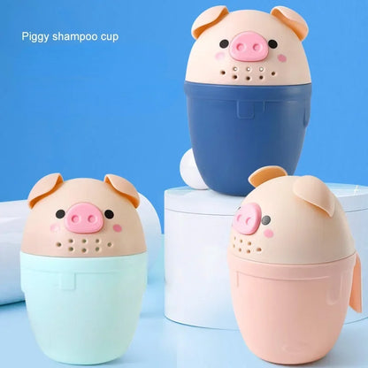 Multifunction Baby Shampoo Cup – Rinse and Toothbrush Cup for 3 Months to 5 Years