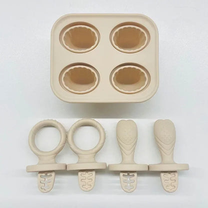 Silicone Baby Food Storage Box – Four-Lattice Design, Safe and BPA-Free