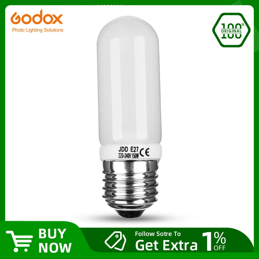 150W E27 Halogen Modeling Lamp – 220V, 2900K, for Studio Strobe Lights