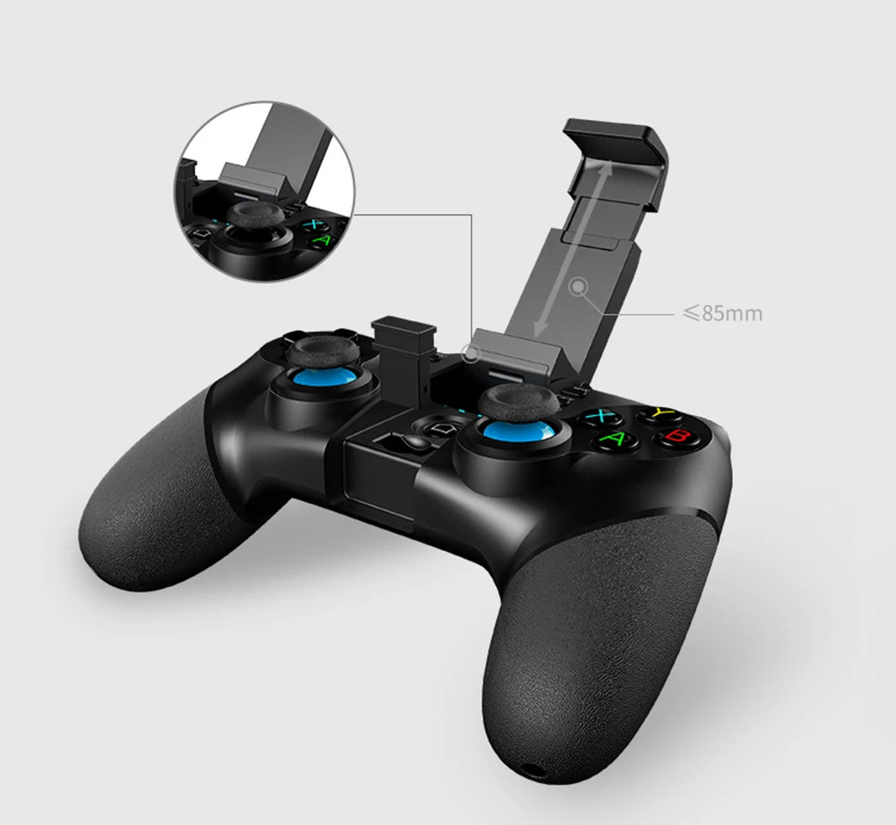 Virtual Reality Headset with Wireless Bluetooth Controller – 3D VR Glasses for Smartphones (4.7–6.1")