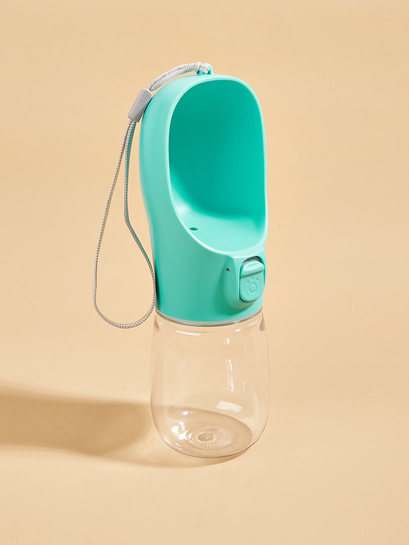 Portable Dog Water Bottle – Eco-Friendly PC Plastic Pet Water Dispenser with Lanyard – 300ml, 350ml, 550ml