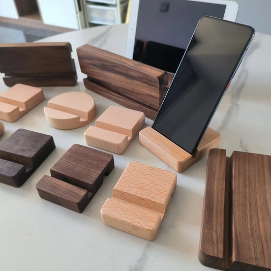 Universal Solid Wood Phone Rack