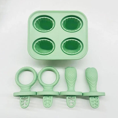 Silicone Baby Food Storage Box – Four-Lattice Design, Safe and BPA-Free