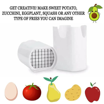 Vegetable and Potato Slicer with Stainless Steel Blade – Rapid Fruit & Vegetable Cutter, 12.5 × 9.5 cm