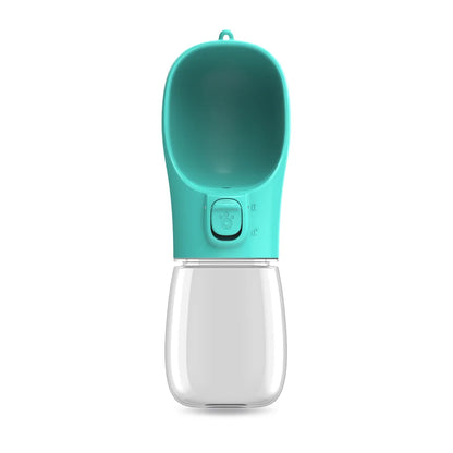 Portable Dog Water Bottle – Eco-Friendly PC Plastic Pet Water Dispenser with Lanyard – 300ml, 350ml, 550ml
