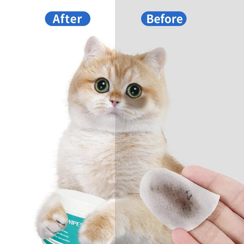 Gentle Pet Eye and Fur Cleaning Wipes – For Dogs and Cats