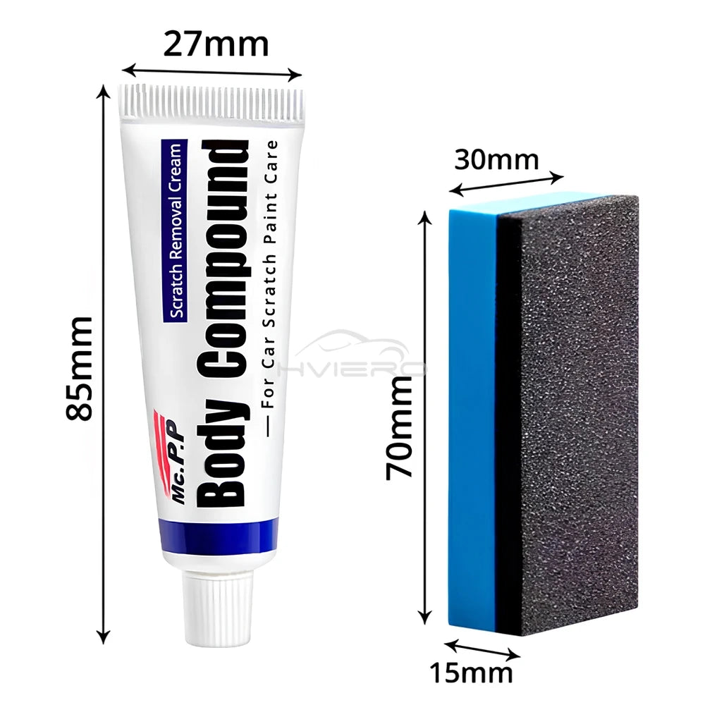 Car Paint Scratch Repair Paste – 15g Polishing Compound with Brush
