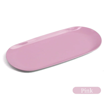 Stainless Steel Nail Art Storage Tray – Durable Cosmetic Manicure Tool