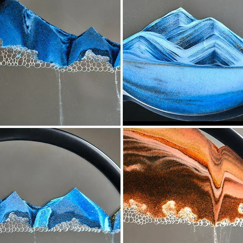 3D Sand Art Picture - Deep Sea Hourglass