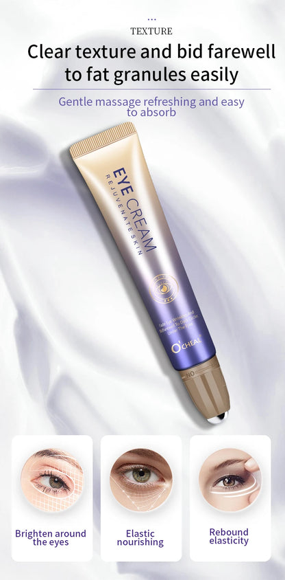 O'CHEAL Anti-Wrinkle Eye Cream with Roller Ball – Hydrating, Quick-Dry, Anti-Aging Serum – 20g