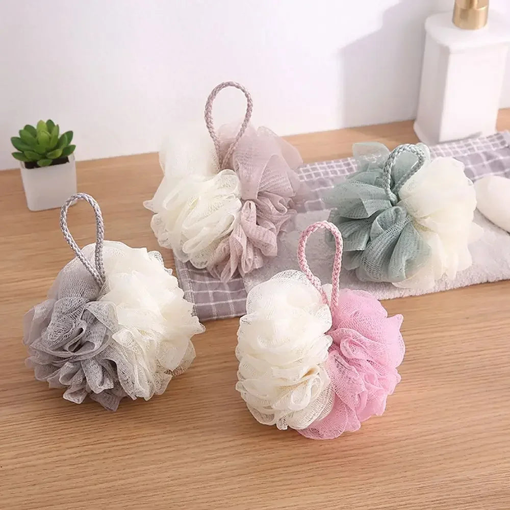 PE Bath Sponge Ball – Soft Bathing Accessory – 12 × 12 cm