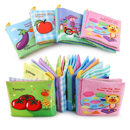 Baby Cloth Book - Fruits & Animals