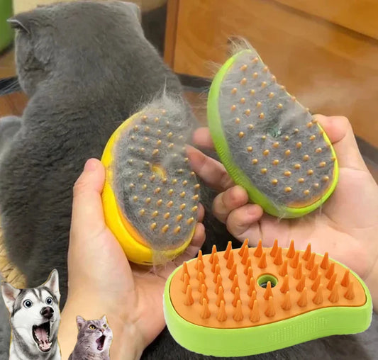 Cat & Dog Steamy Brush - Grooming Tool