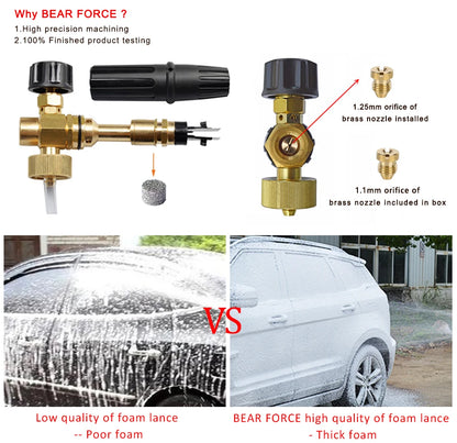 Foam Lance with 1L Bottle – Compatible with Karcher K2 to K7 Pressure Washers