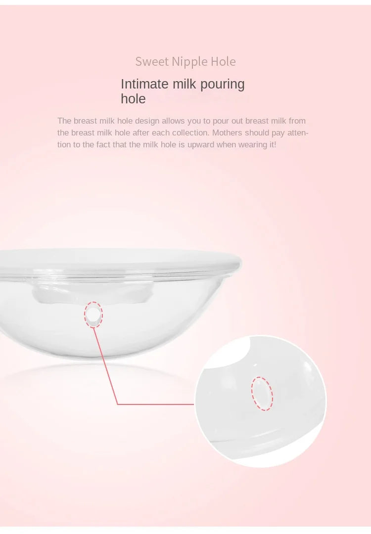 Portable Breast Milk Collector – Silicone Breast Pump Accessory – Maternity to 24 Months