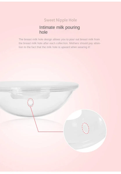 Portable Breast Milk Collector – Silicone Breast Pump Accessory – Maternity to 24 Months
