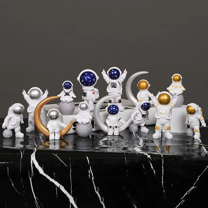 Astronaut Figure Statue Set - Home Decor