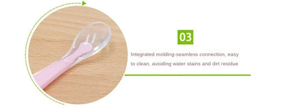 Silicone Baby Spoon and Fork Set – Safe, Latex-Free Flatware for Babies and Kids