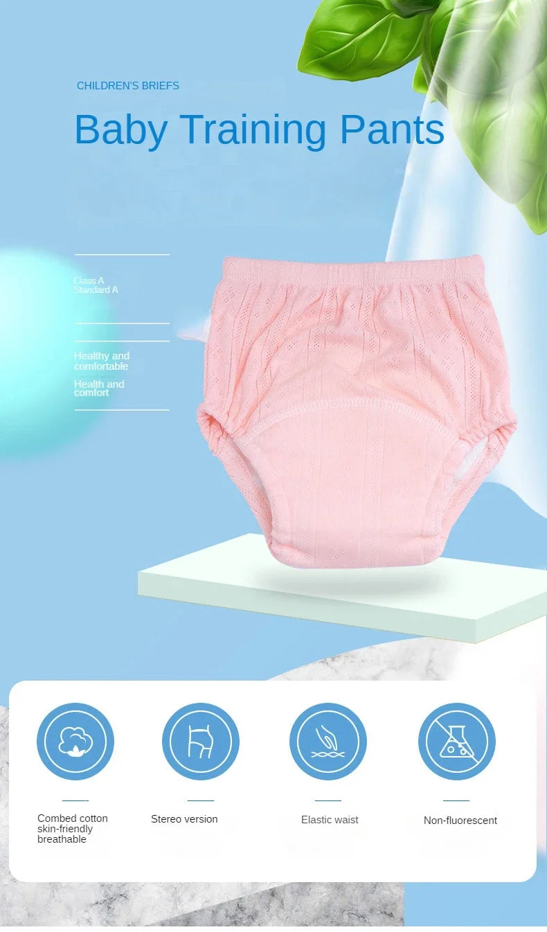 Cotton Baby Diapers – Breathable and Absorbent Nappies for 1 to 3 Years