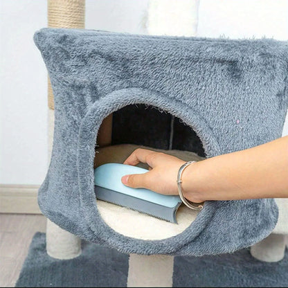 Plastic Cat Comb and Brush – Grooming Tool for Cats