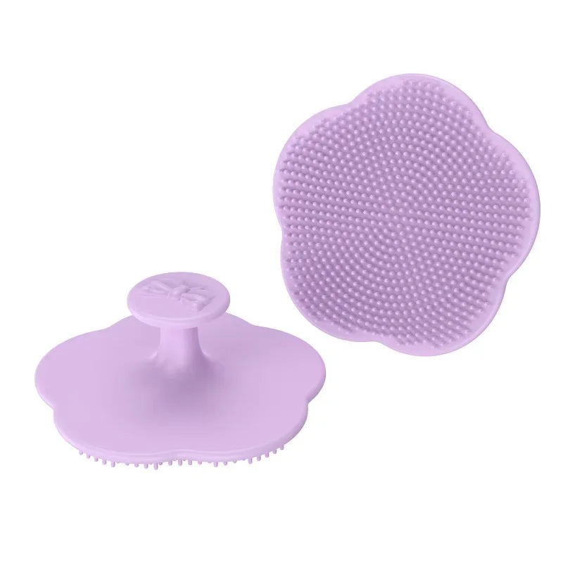 Silicone Baby Bath and Shampoo Brush – Floral Design, Safe for 1-3 Years
