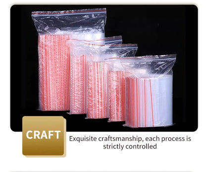 200ml Reusable Plastic Food Storage Bags – Square, Foldable, Eco-Friendly