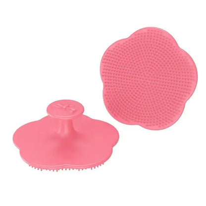 Silicone Baby Bath and Shampoo Brush – Floral Design, Safe for 1-3 Years