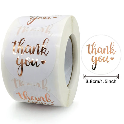 Thank You Stickers - Gift Sealing Labels