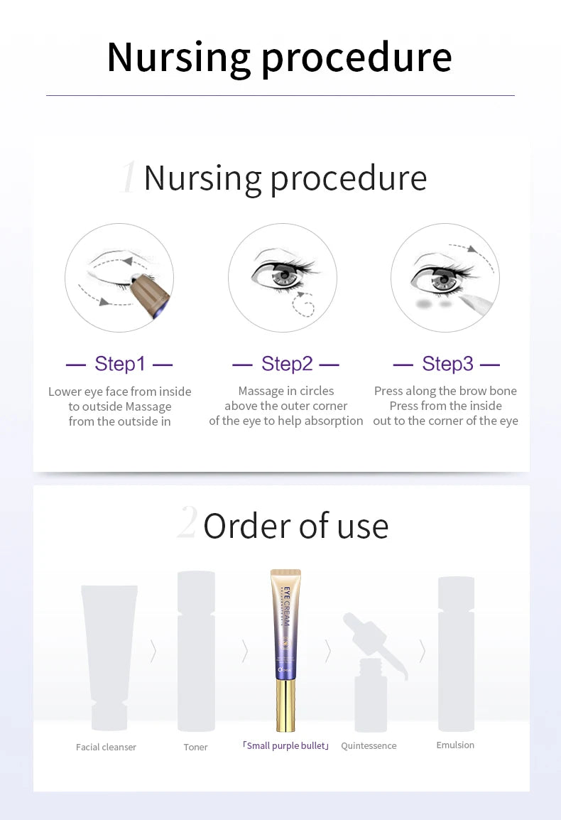 O'CHEAL Anti-Wrinkle Eye Cream with Roller Ball – Hydrating, Quick-Dry, Anti-Aging Serum – 20g