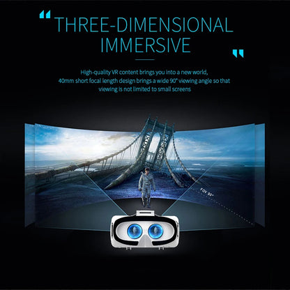 Virtual Reality Headset with Wireless Bluetooth Controller – 3D VR Glasses for Smartphones (4.7–6.1")