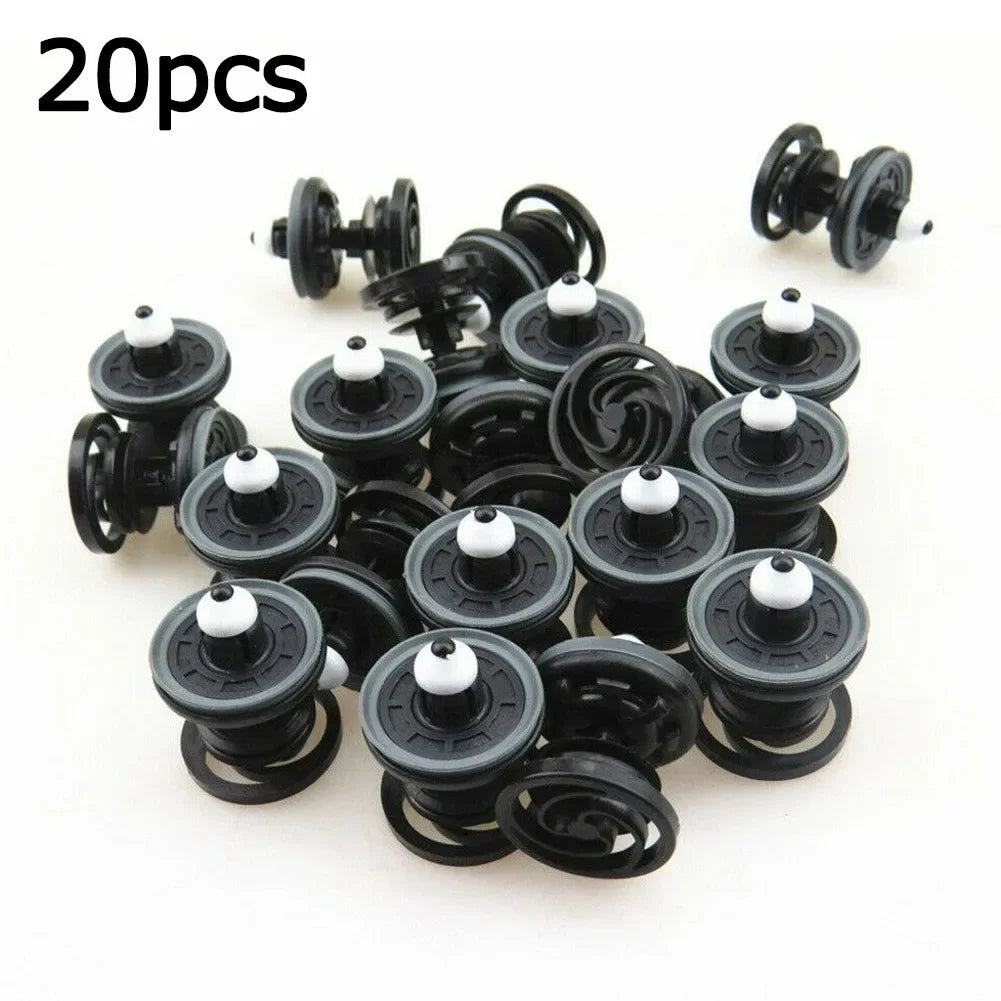 Door Panel Clips Nylon Fastener Push Type – 20 pcs