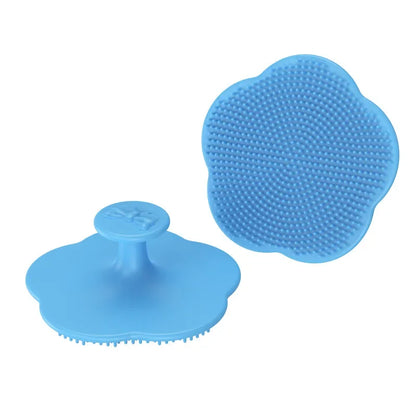 Silicone Baby Bath and Shampoo Brush – Floral Design, Safe for 1-3 Years