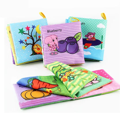 Baby Cloth Book - Fruits & Animals