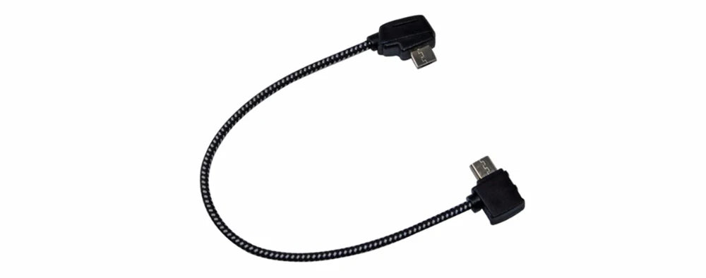 Drone Remote Control Data Cable – Type-C, Micro USB, Lightning – 15cm & 30cm for Mobile/Tablet Connection