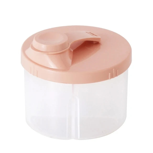 Baby Milk Powder Storage Box – 4-Grid Portable Milk Powder Dispenser – BPA-Free PP Plastic