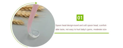 Silicone Baby Spoon and Fork Set – Safe, Latex-Free Flatware for Babies and Kids